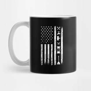 Plumber American Flag Best Job Patriot America Plumber Mug